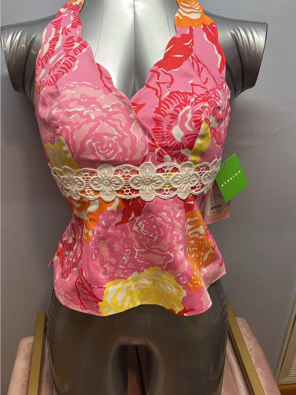 Lilly Pulitzer Pink Tag with Product Label